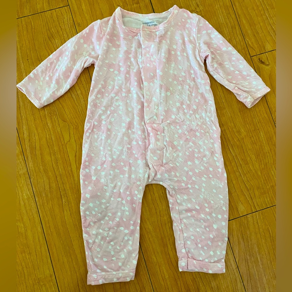 Magnetic Me Pink and White Pajamas